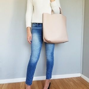 Woman's Jules Kae Charlotte Tote in Blush Pink